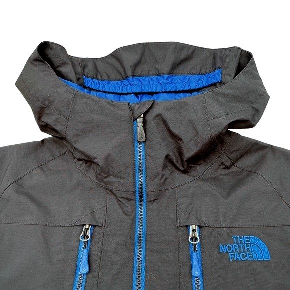 The North Face HyVent Terrain Vista 3L Pro Rain Jacket Men's Medium Black Blue - Picture 3 of 16